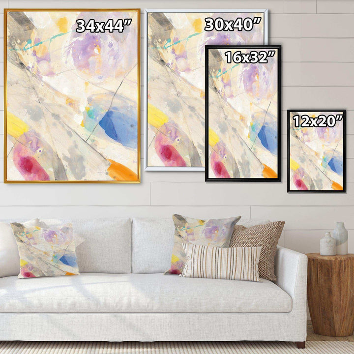 Spring Minimalist Confetti I - Modern Wall Art Prints