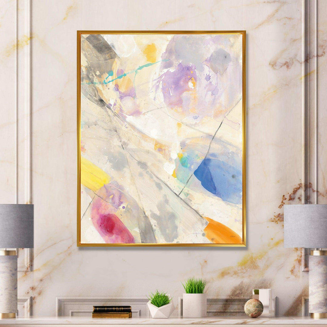 Spring Minimalist Confetti I - Modern Wall Art Prints