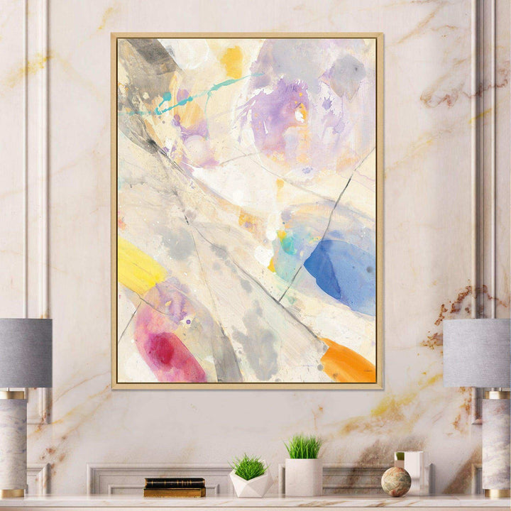 Spring Minimalist Confetti I - Modern Wall Art Prints