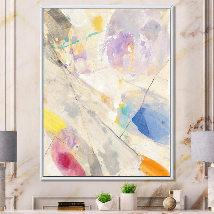 Spring Minimalist Confetti I - Modern Wall Art Prints