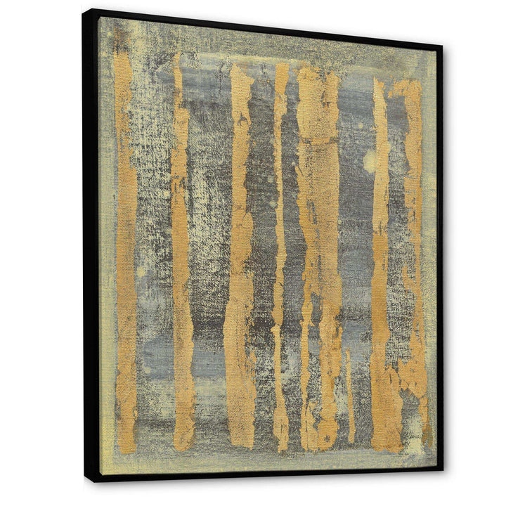 Glam Metallic Form IV - Modern Living Room Wall Decor