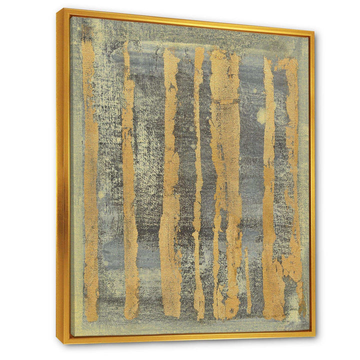 Glam Metallic Form IV - Modern Living Room Wall Decor
