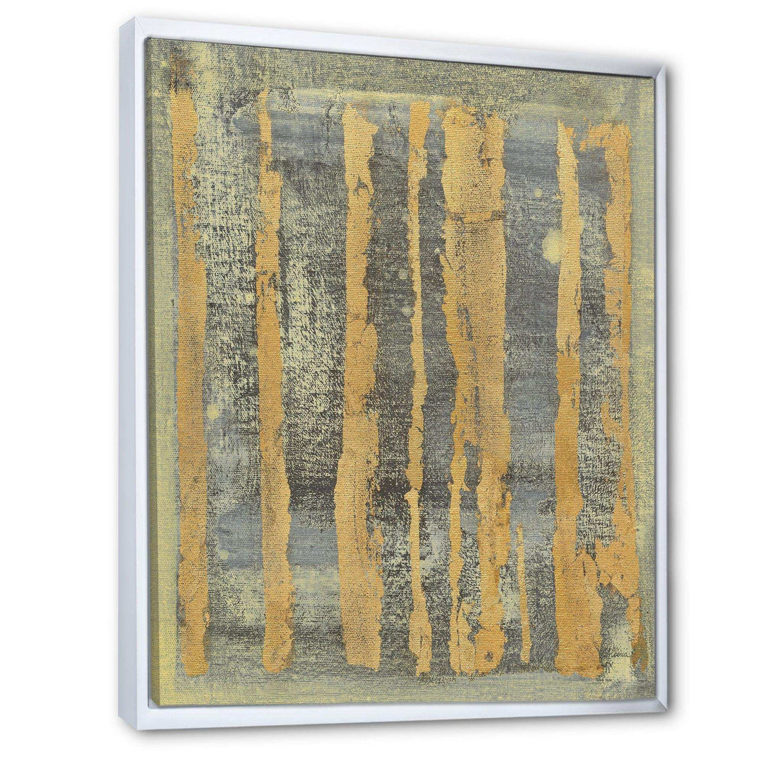 Glam Metallic Form IV - Modern Living Room Wall Decor