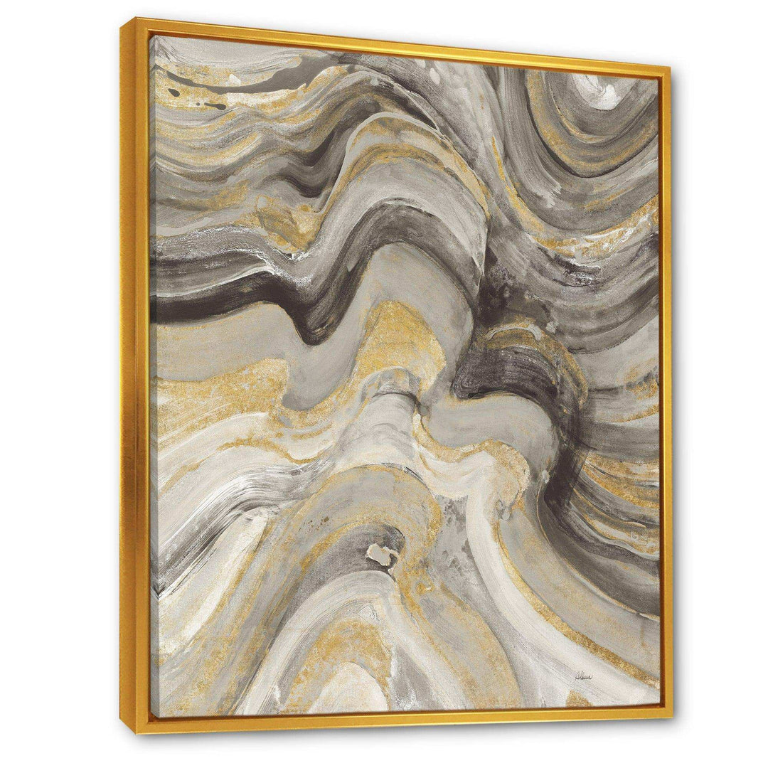Glam Gold Canion - Modern Living Room Wall Decor