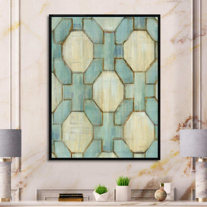 Geometric Title Element - Modern Canvas Wall Art