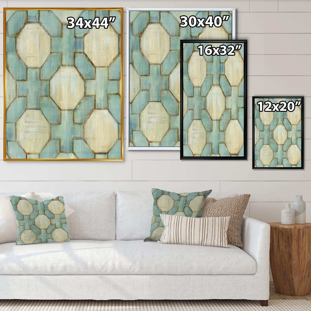 Geometric Title Element - Modern Canvas Wall Art