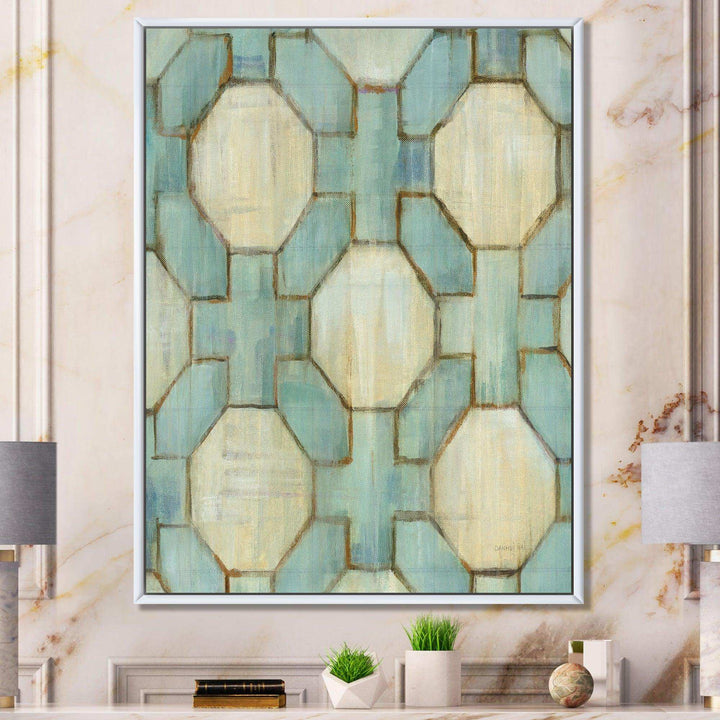 Geometric Title Element - Modern Canvas Wall Art