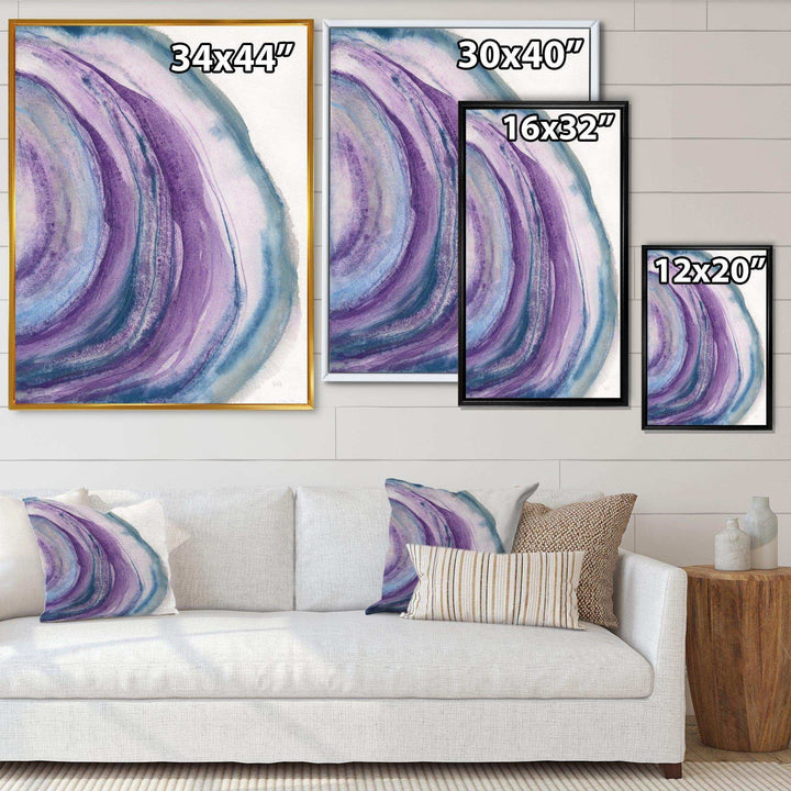 Watercolor Geode I - Farmhouse Wall Art Prints
