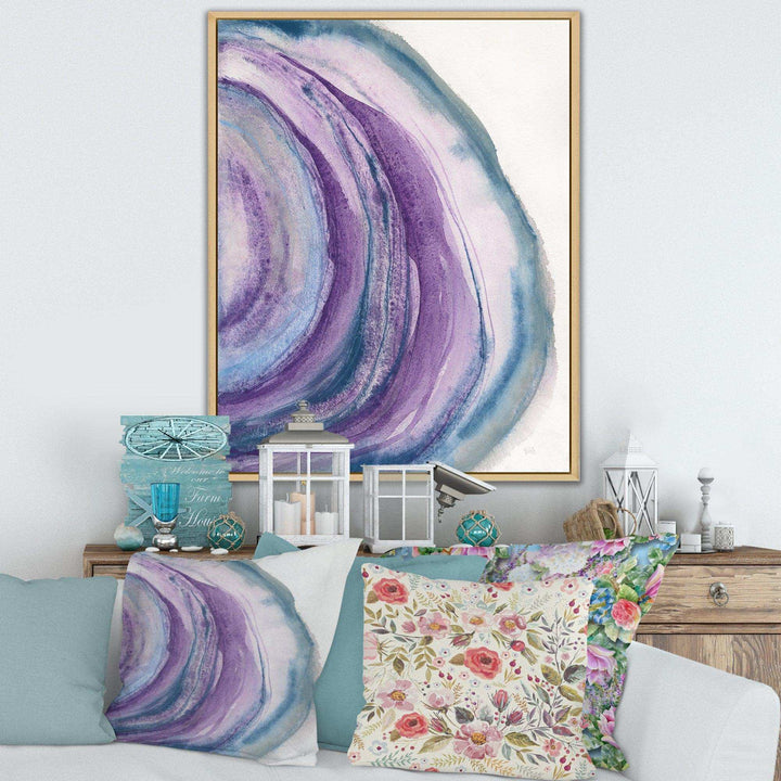 Watercolor Geode I - Farmhouse Wall Art Prints