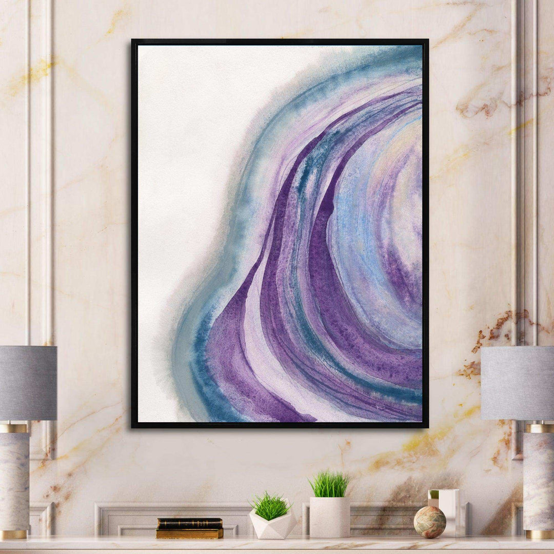 Watercolor Geode II - Modern Wall Art Prints