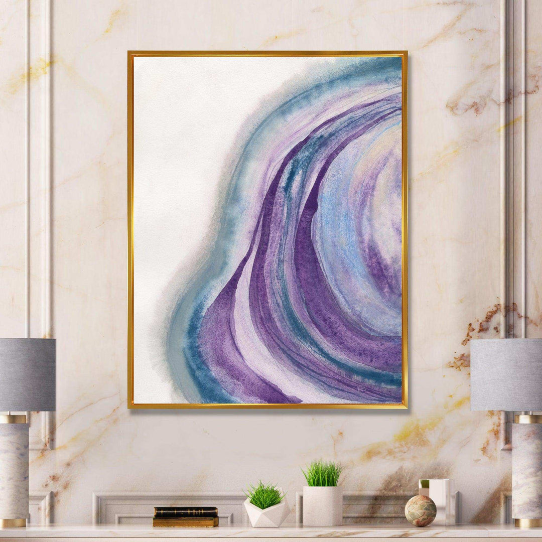 Watercolor Geode II - Modern Wall Art Prints