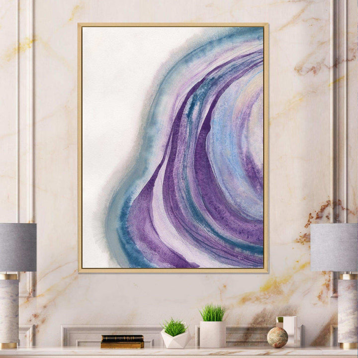 Watercolor Geode II - Modern Wall Art Prints