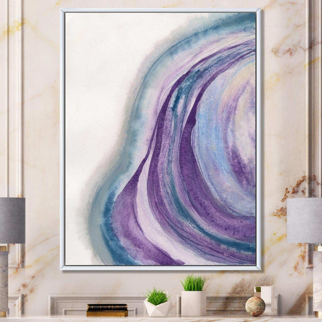 Watercolor Geode II - Modern Wall Art Prints
