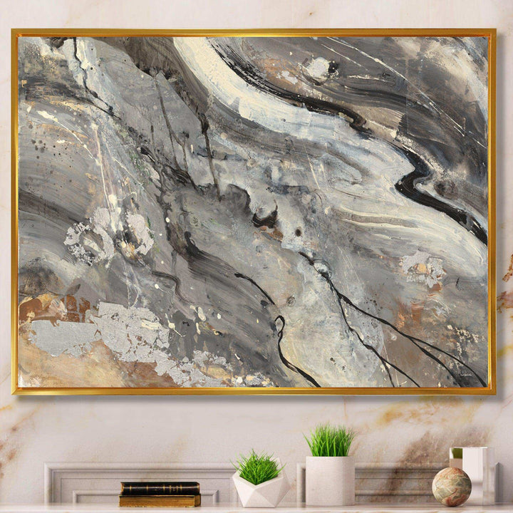 Fire and Ice Minerals II - Farmhouse Living Room Wall Decor