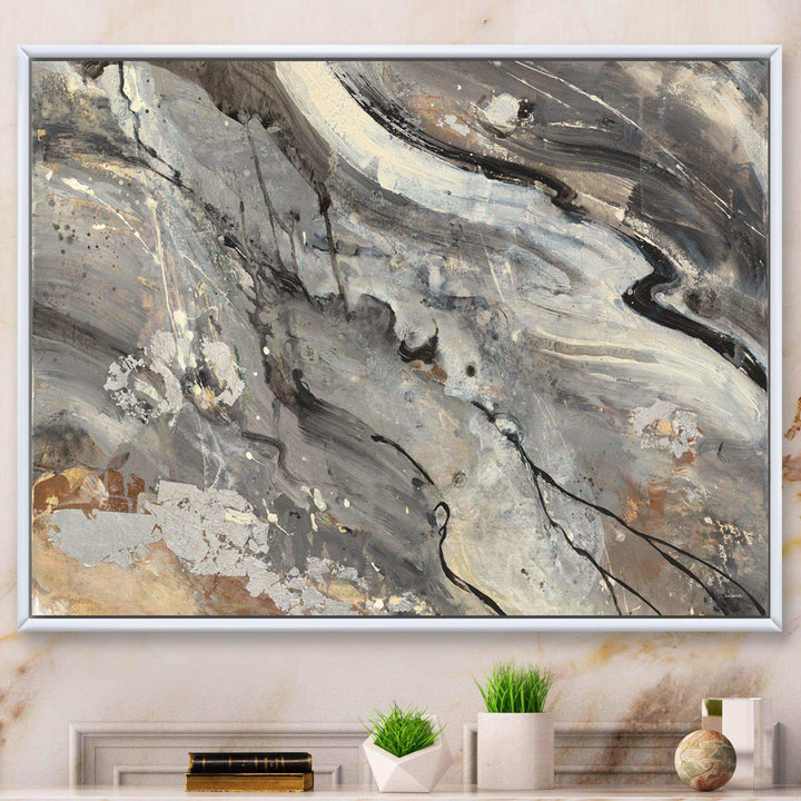 Fire and Ice Minerals II - Farmhouse Living Room Wall Decor