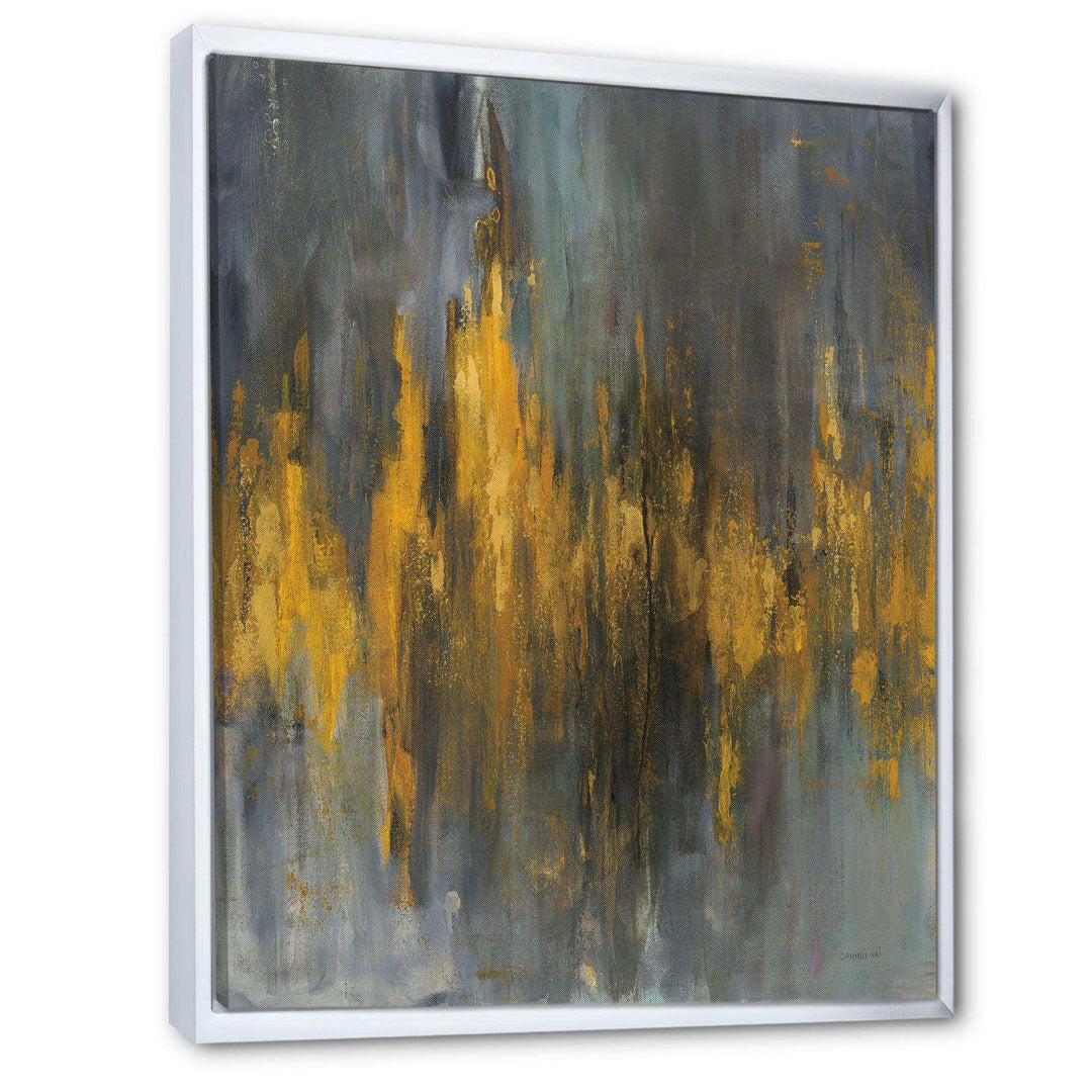 Black and Gold Glam Abstract - Modern Canvas Wall Art