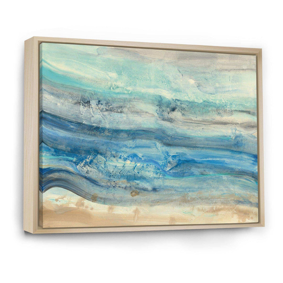 Ocean Mineral Waves - Nautical &amp; Coastal Bedroom Wall Art