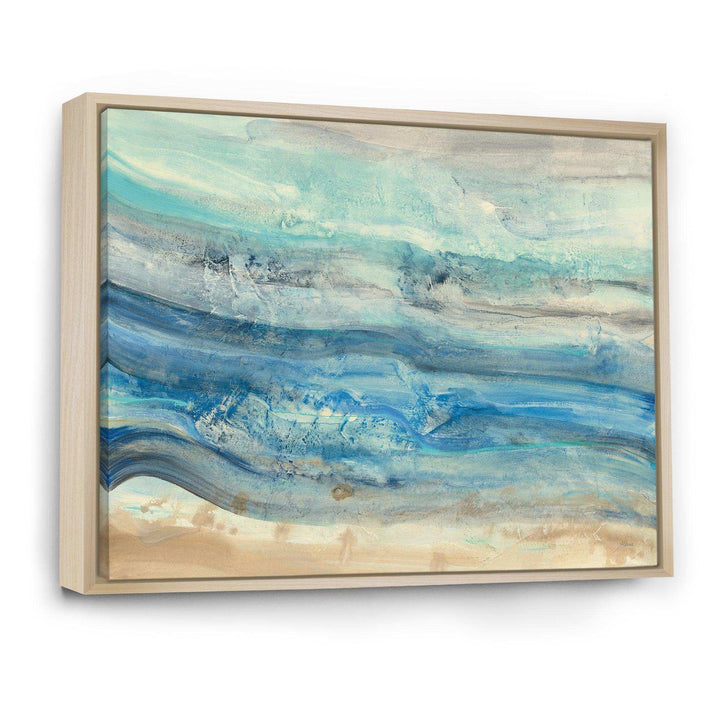 Ocean Mineral Waves - Nautical &amp; Coastal Bedroom Wall Art