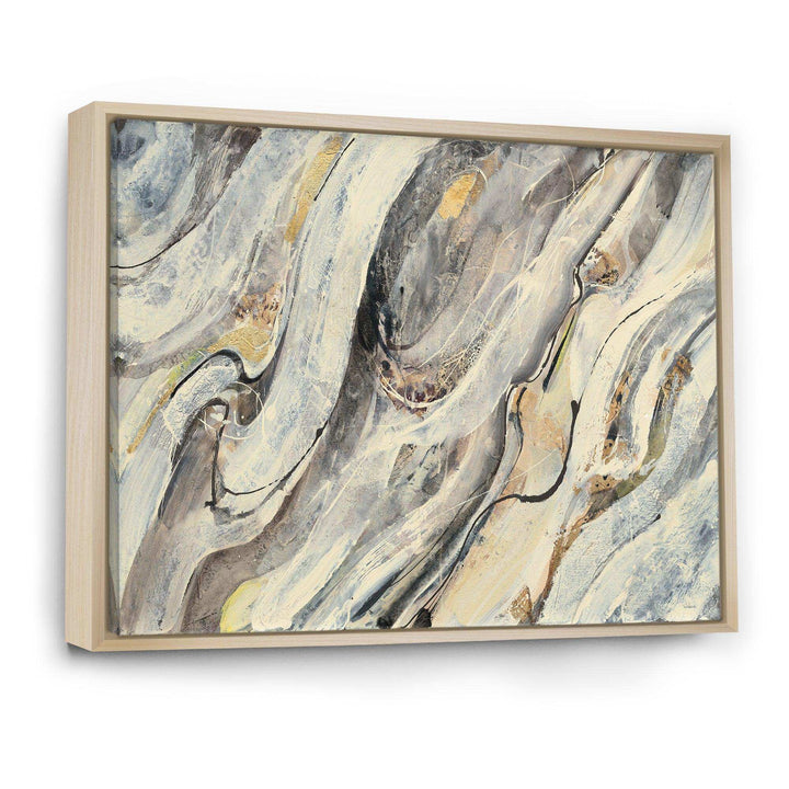Glam Golden Falls - Modern Bedroom Wall Art