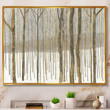 Forest in Winter Gold