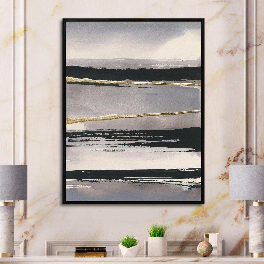 Glamorous Morning Fog III - Modern Canvas Wall Art