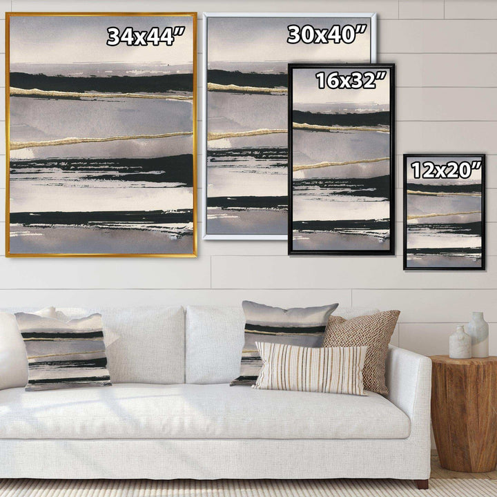 Glamorous Morning Fog III - Modern Canvas Wall Art