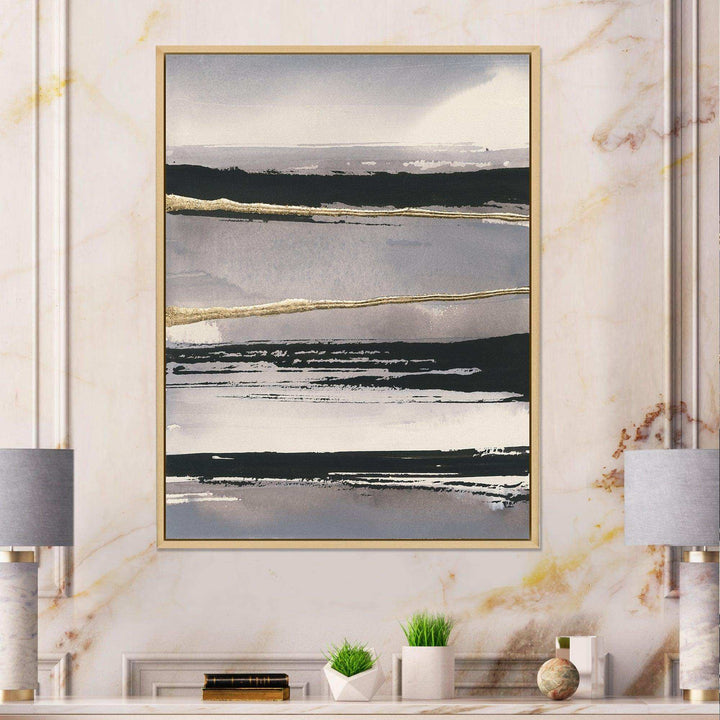Glamorous Morning Fog III - Modern Canvas Wall Art