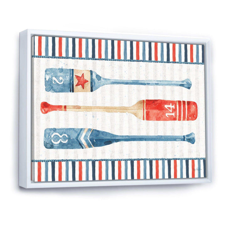 Watercolor Nautical paddles