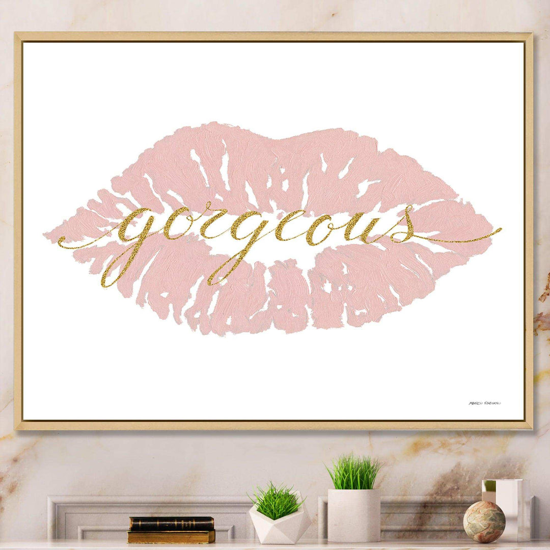 fashion Glam Lips on Gold II