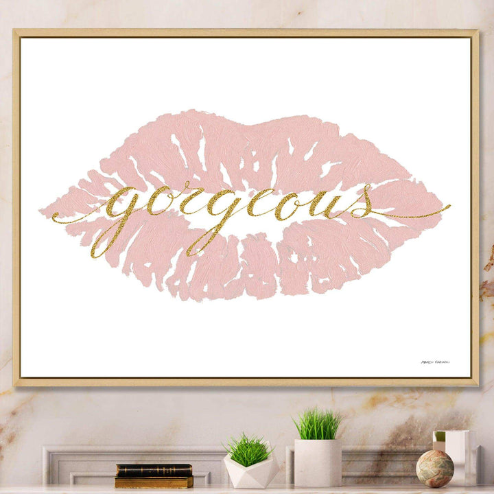 fashion Glam Lips on Gold II