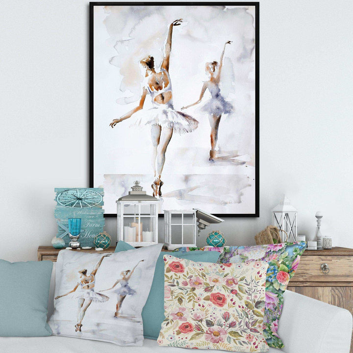watercolors Ballerinas Dance II