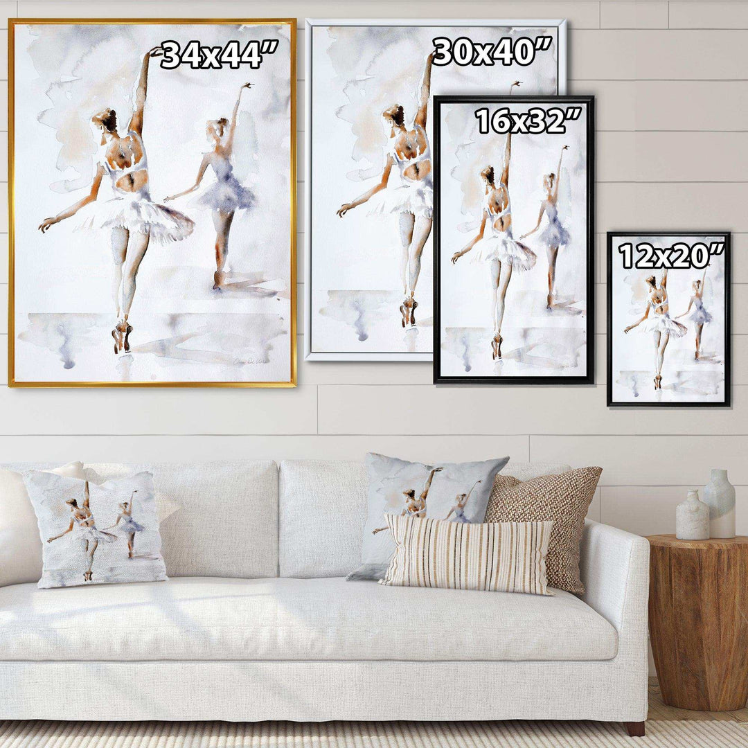 watercolors Ballerinas Dance II