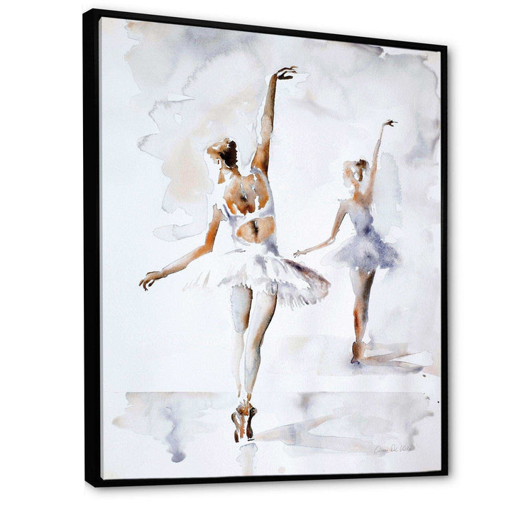 watercolors Ballerinas Dance II
