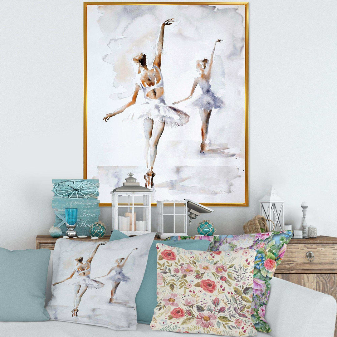 watercolors Ballerinas Dance II