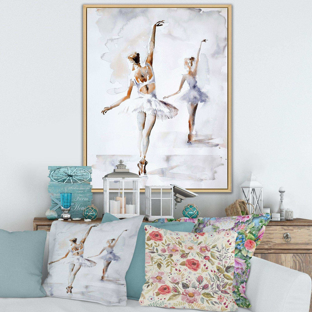 watercolors Ballerinas Dance II