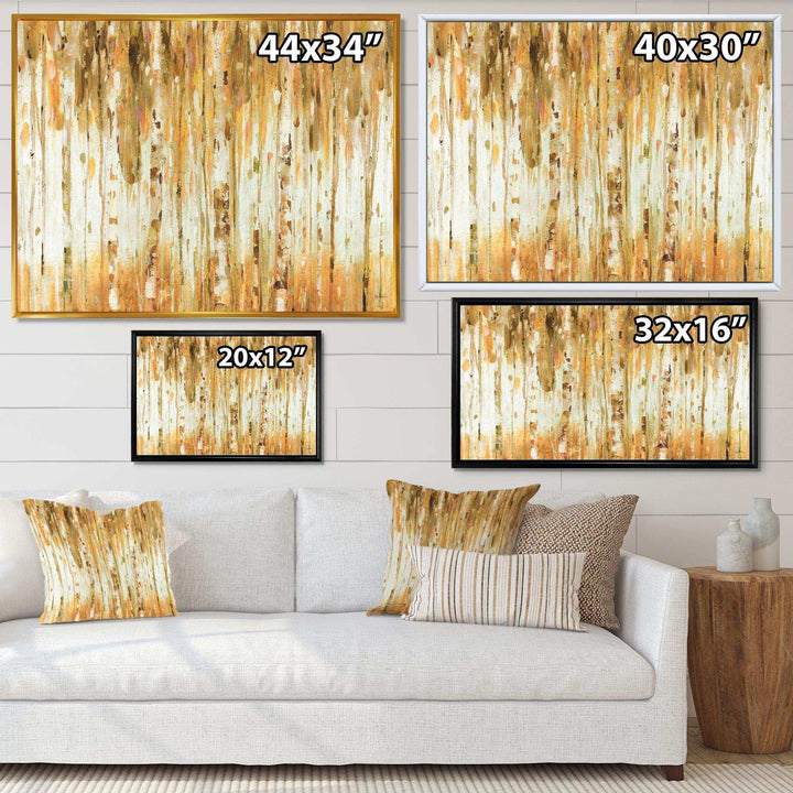 The Forest I Fall Crop - Modern Bedroom Wall Art