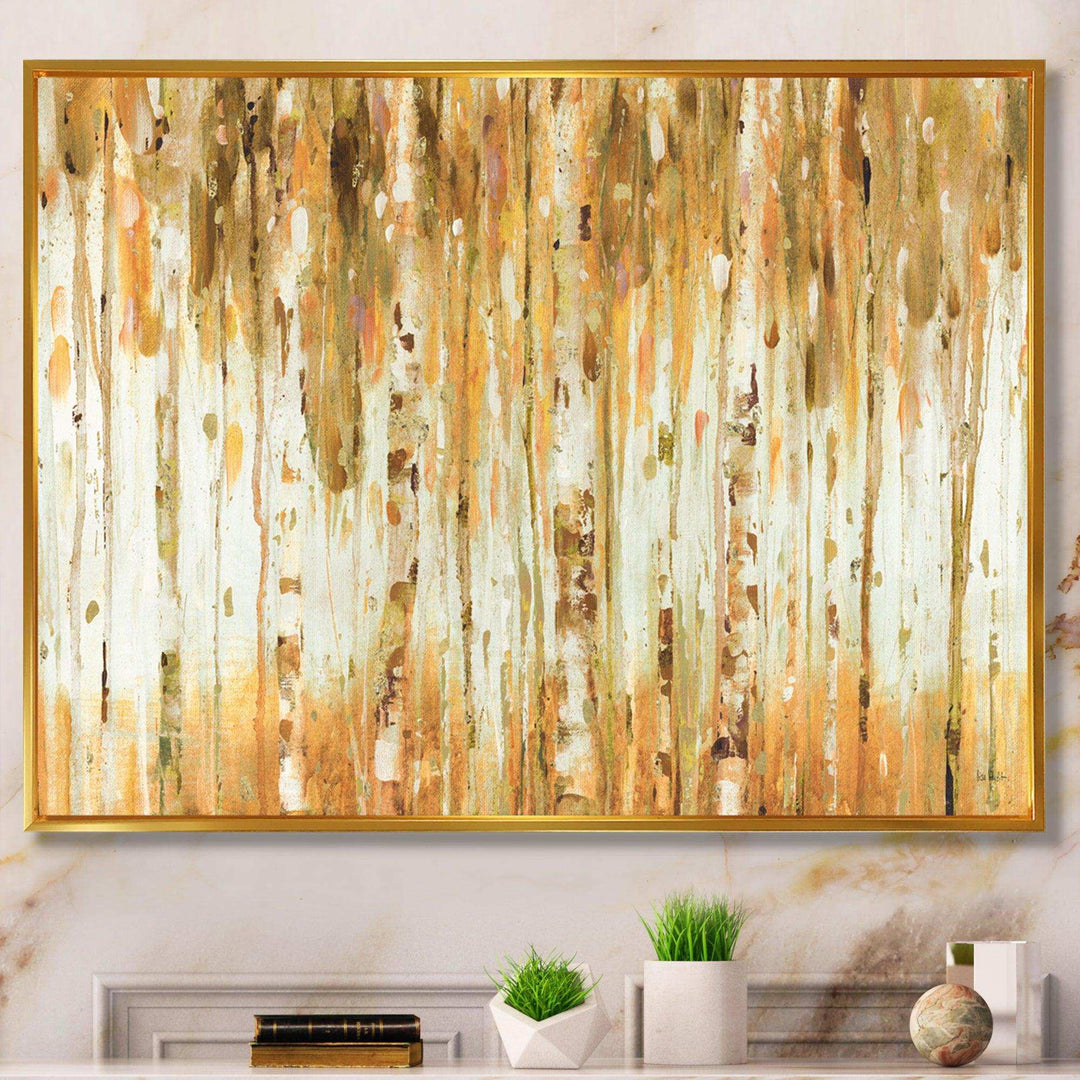 The Forest I Fall Crop - Modern Bedroom Wall Art