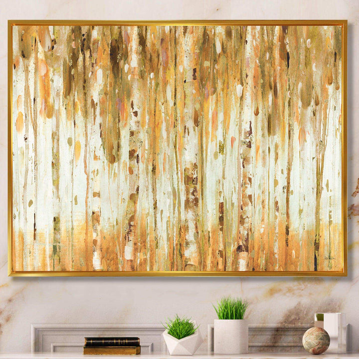 The Forest I Fall Crop - Modern Bedroom Wall Art