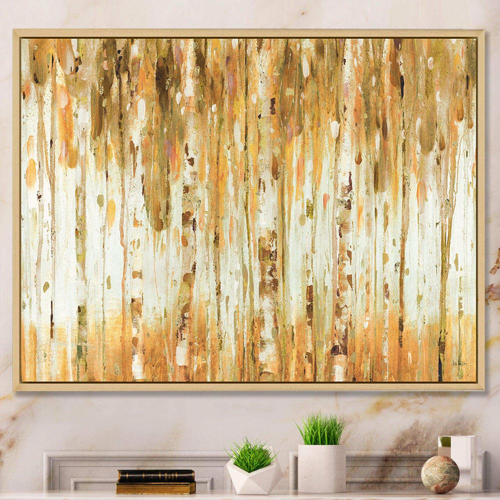 The Forest I Fall Crop - Modern Bedroom Wall Art