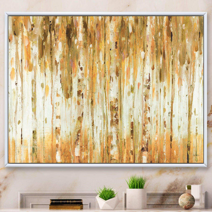 The Forest I Fall Crop - Modern Bedroom Wall Art
