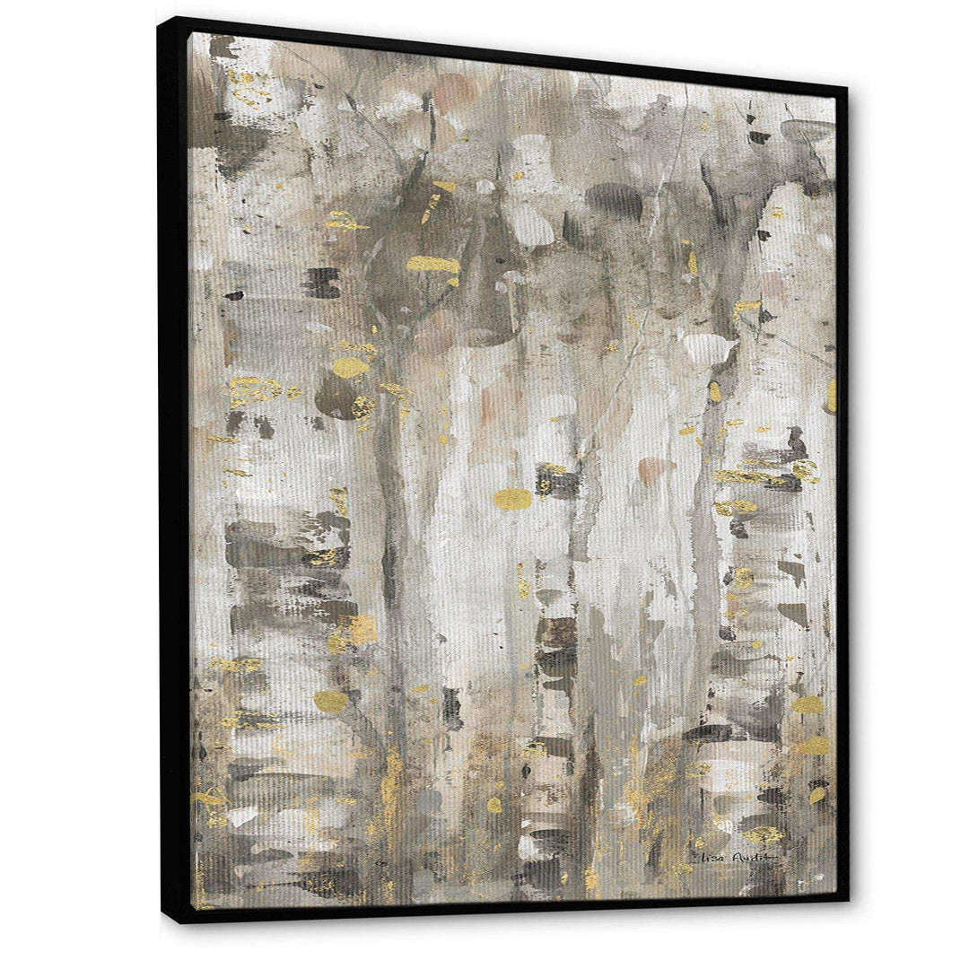 The Modern Grey Forest II - Farmhouse Living Room Wall Decor