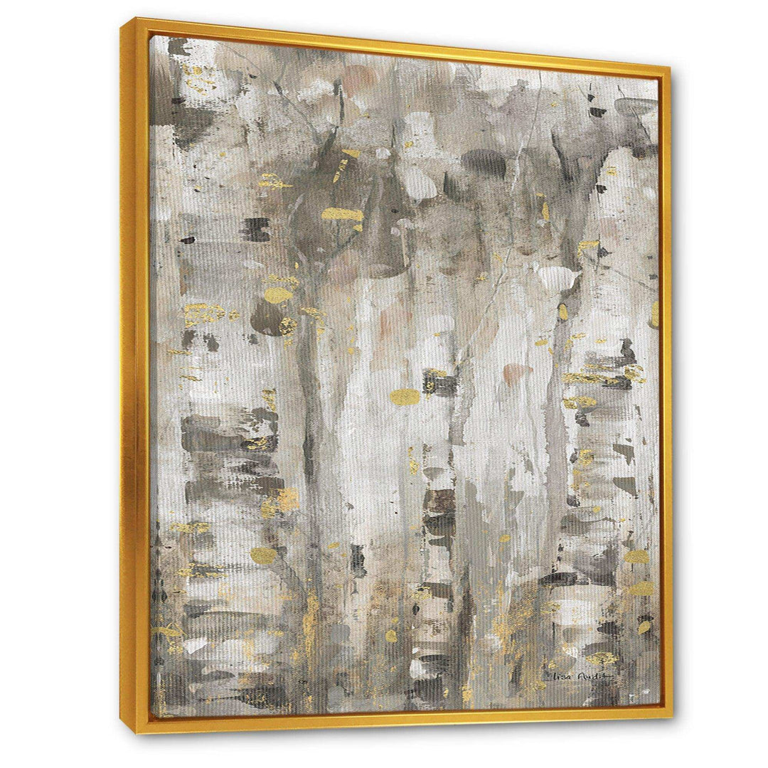 The Modern Grey Forest II - Farmhouse Living Room Wall Decor