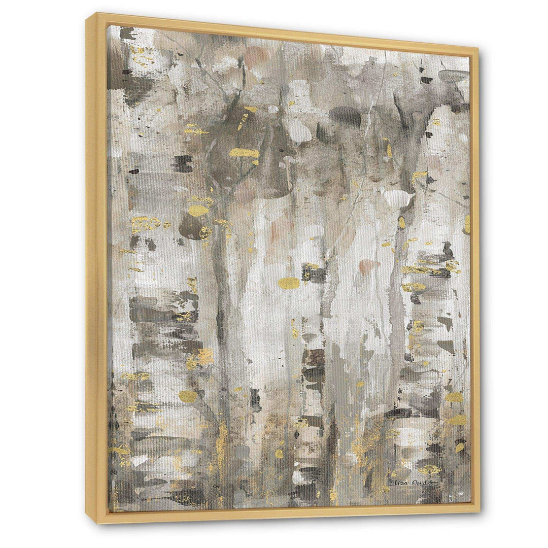 The Modern Grey Forest II - Farmhouse Living Room Wall Decor