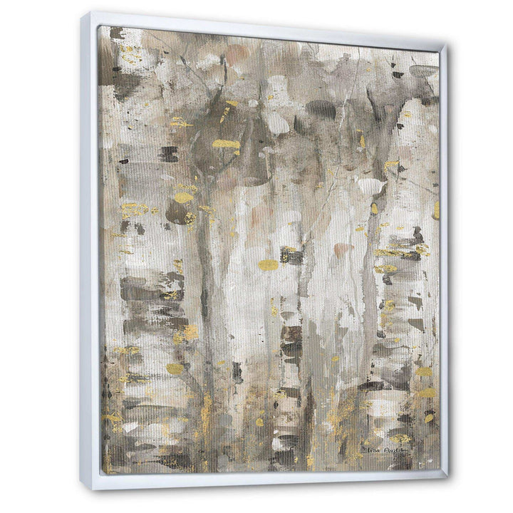 The Modern Grey Forest II - Farmhouse Living Room Wall Decor