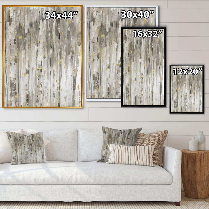 The Modern Grey Forest III - Farmhouse Wall Art Prints