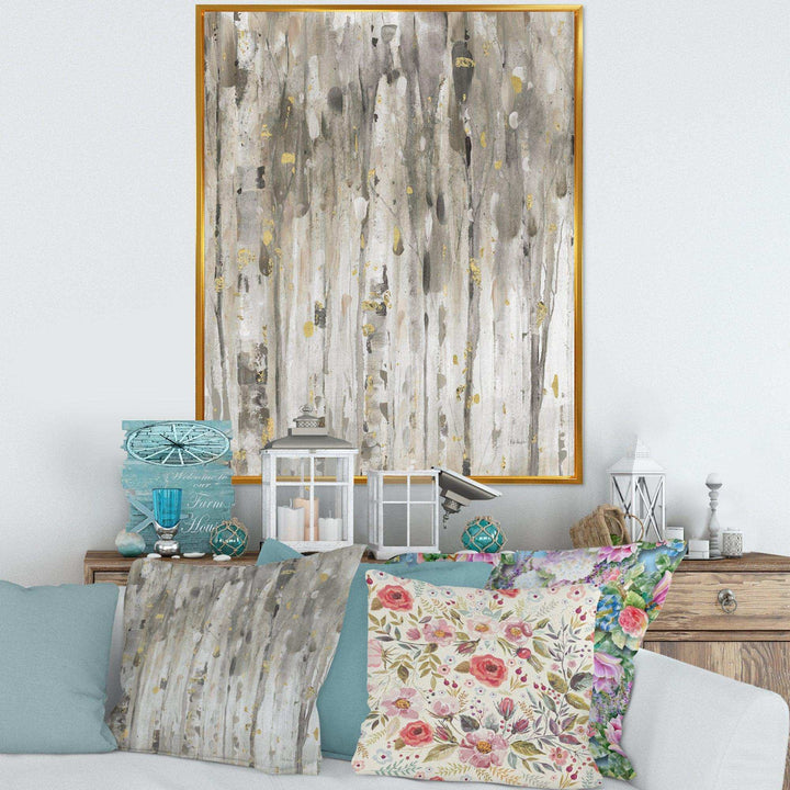 The Modern Grey Forest III - Farmhouse Wall Art Prints