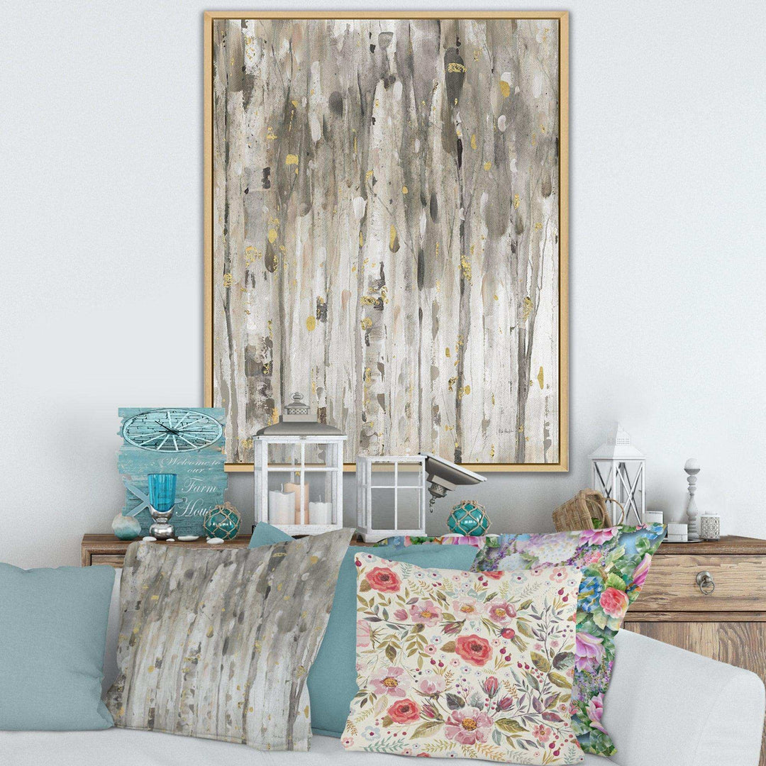 The Modern Grey Forest III - Farmhouse Wall Art Prints
