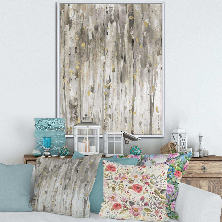 The Modern Grey Forest III - Farmhouse Wall Art Prints