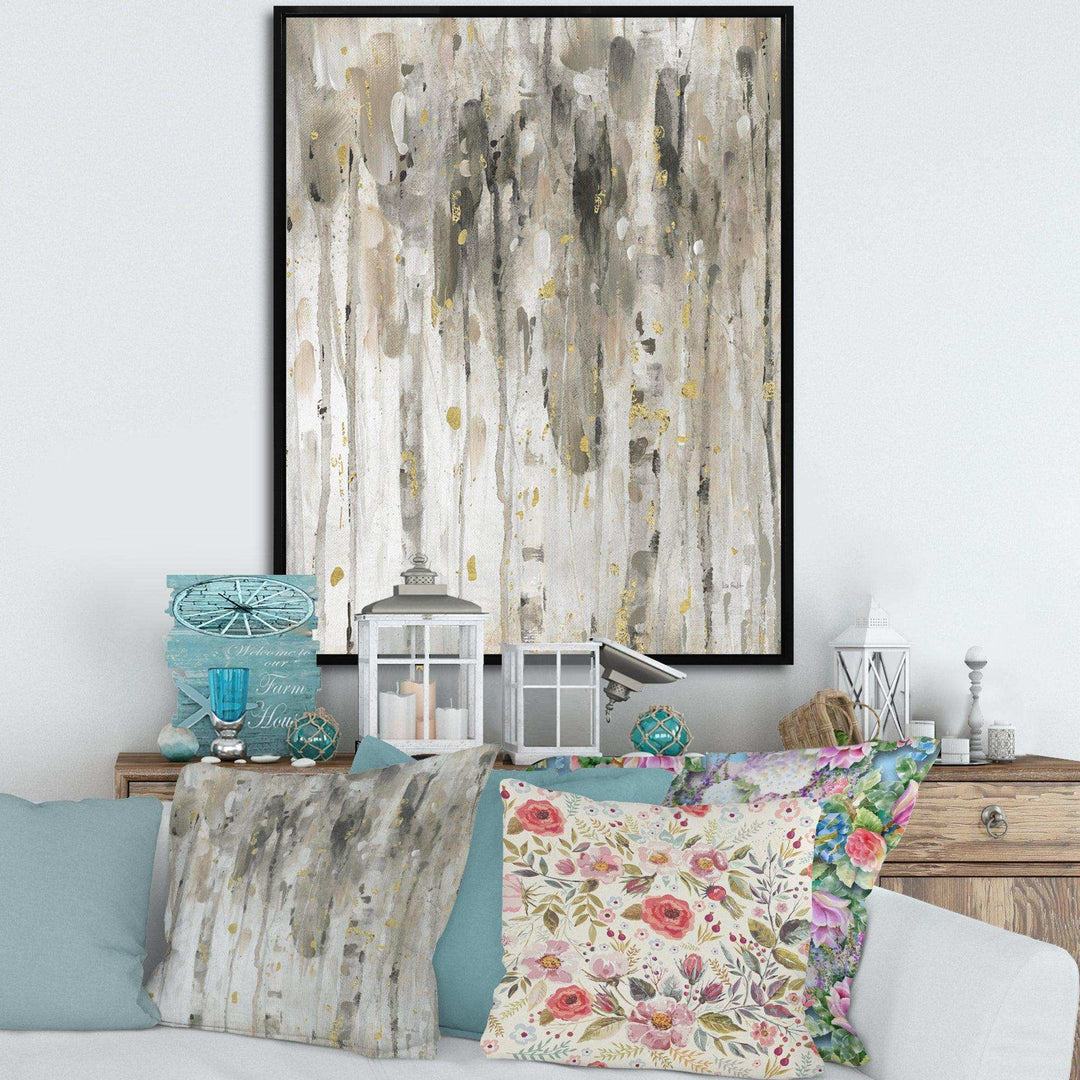 The Modern Grey Forest IV - Farmhouse Wall Art Prints
