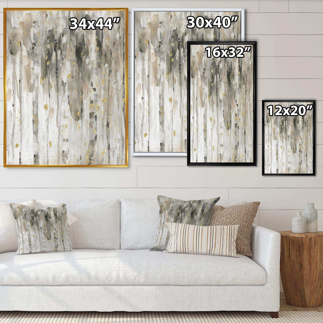 The Modern Grey Forest IV - Farmhouse Wall Art Prints